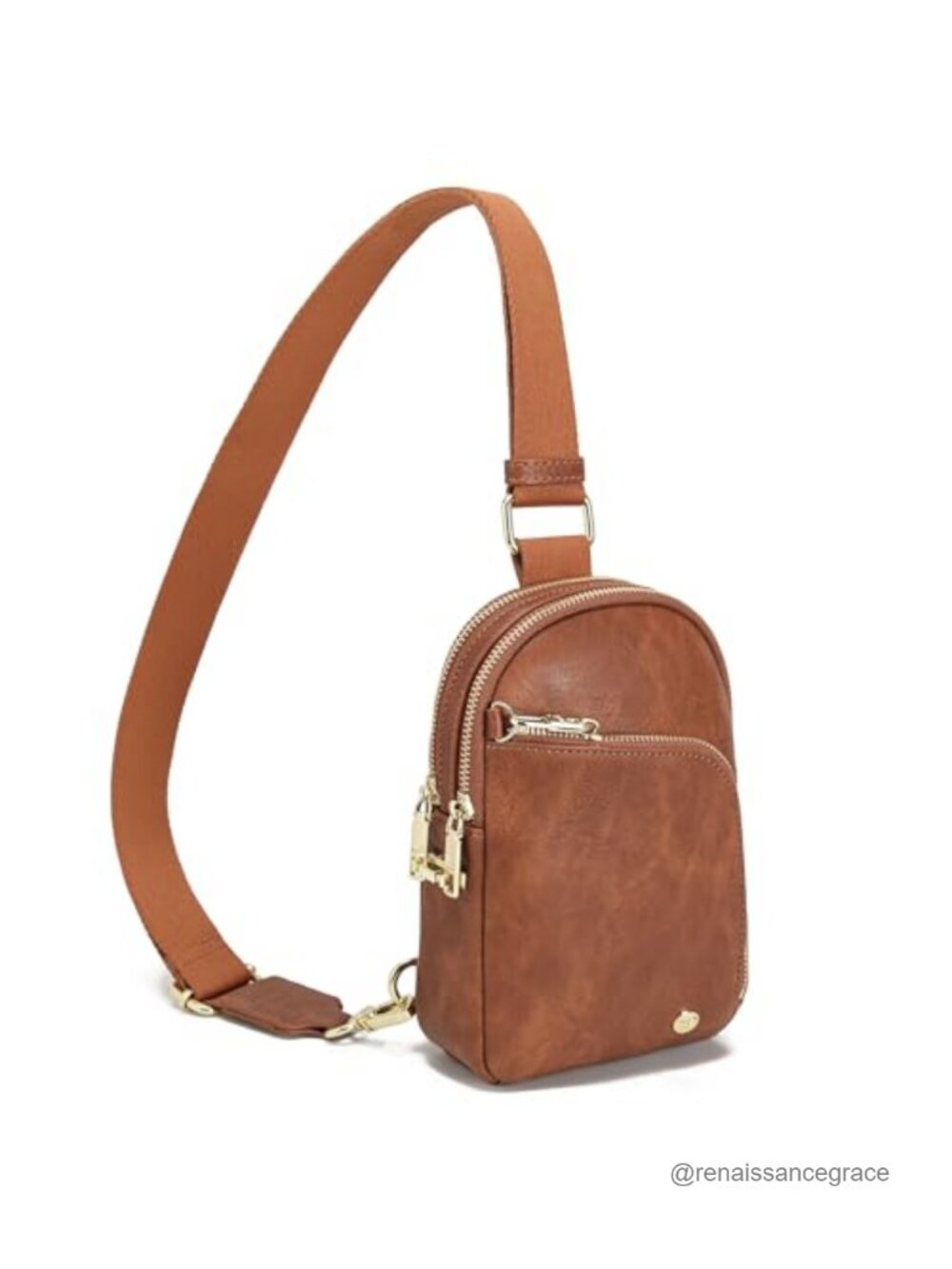 RFID Blocking Anti Theft Travel Crossbody Bag for Women, Vegan Leather Sling